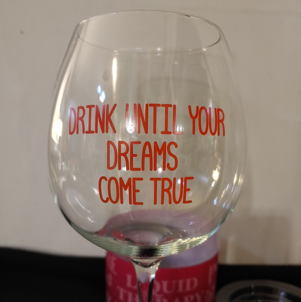 XL Wine Glass Stemware Orig Box Barware Statement